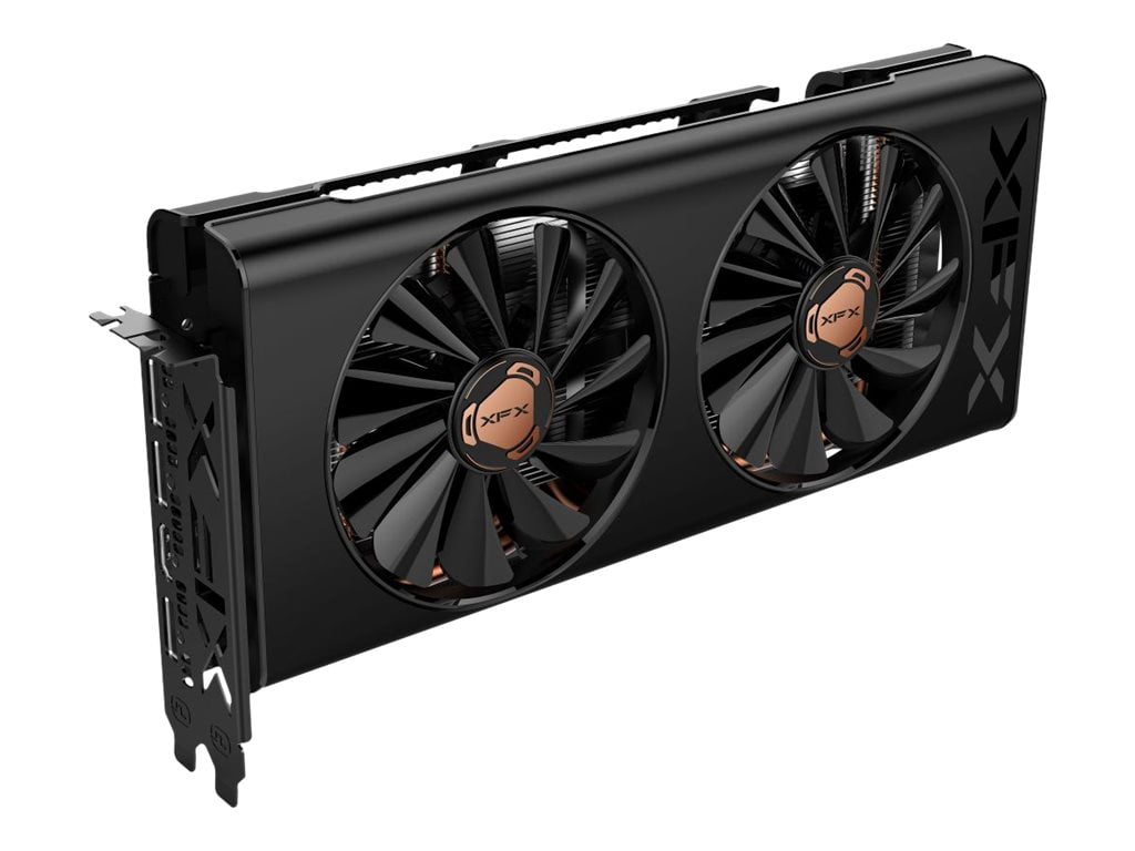 XFX - THICC II Pro AMD Radeon RX 5500 XT 8GB GDDR6 PCI Express 4.0 Graphics Card - Black RX-55XT8DFDR
