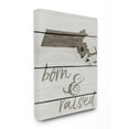 thumbnail image 2 of Stupell  Born and Raised Massachusetts Stretched Canvas Wall Art 24 x 30, 2 of 5