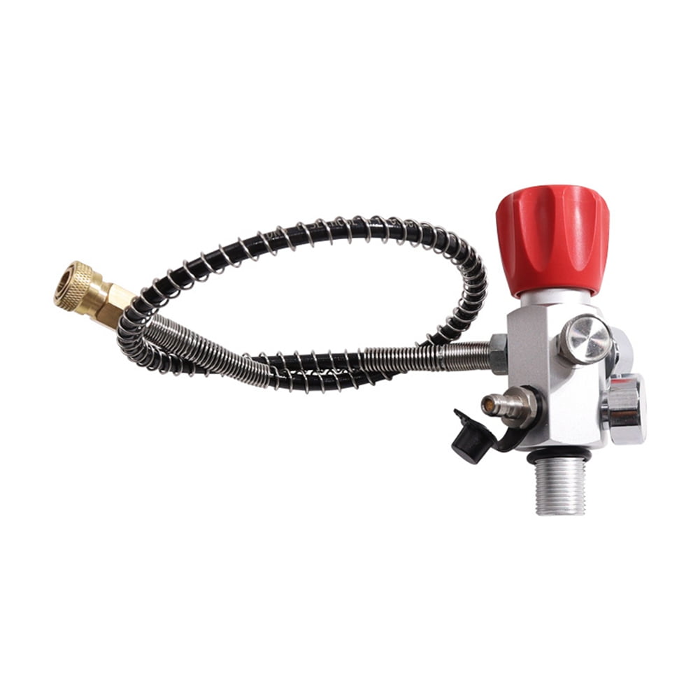 M18x1.5 Dual Gauge Refill Charging Valve Air Filling Station Adapter 6000psi 