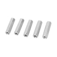 thumbnail image 3 of M8 * 50 Long Rod Nut Hexagonal Standoff Threaded Fasteners (5pcs), 3 of 5