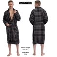 thumbnail image 4 of Men's Soft Plush Fleece Classic or Hooded Robe with Front Pockets, 4 of 7
