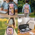 thumbnail image 3 of KUIFORTI Bow Capybara Fashion Girls Backpack 4Pcs Set with Lunch Bag Pencil Pouch Water Bottle Holder for Elementary Primary Middle School Kids Back to School Supplies, 3 of 7