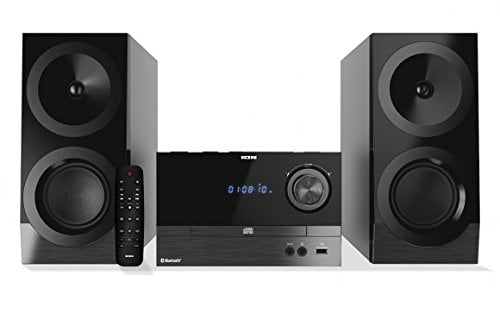 ION Audio Compact Shelf System iAS01 | All-In-One Hi-Fi CD/FM Stereo System  with Bluetooth (100W)