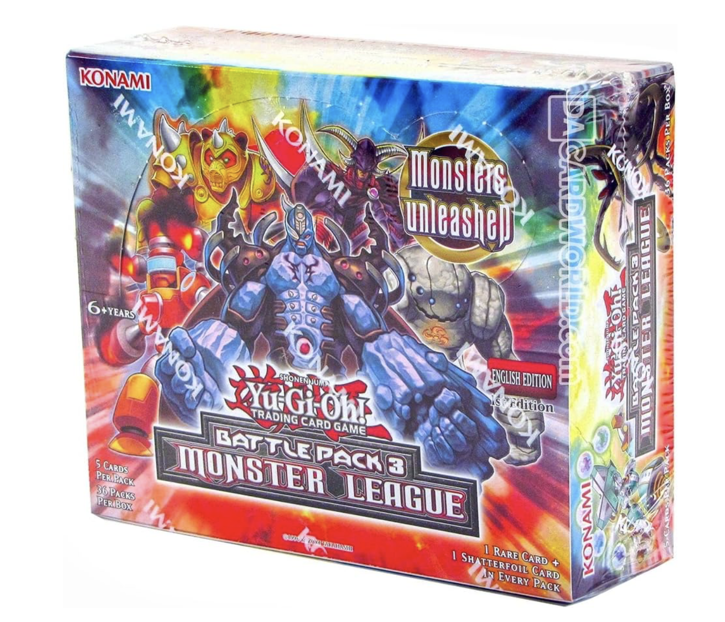 Yugioh Battle Pack 3: Monster League Booster Box Multi-Colored