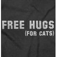 thumbnail image 2 of Free Hugs for Cats Cute Pet Lover Women's Graphic T Shirt Tees Brisco Brands M, 2 of 6