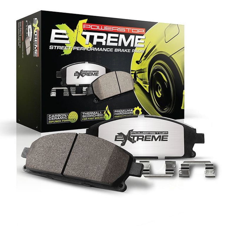 Free Shipping! Power Stop Z26-1298 Z26 Street Warrior Carbon Fiber