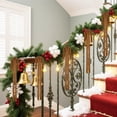 thumbnail image 3 of 10Pcs 20"x8" Velvet Christmas Tree Bows, Vintage Ribbon Tree Topper Bows, Ornaments for Staircase Garland Wreath Holiday Home DIY Crafts Christmas Decorations( Light Brown ), 3 of 11