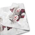 thumbnail image 4 of Wukai Christmas Snowman With Hat Print Garden Flag 12.5x18 Inch Double Sided Sun-resistant Rain-resistant, Wrinkle-resistant Colorfast(Only Flag), 4 of 7