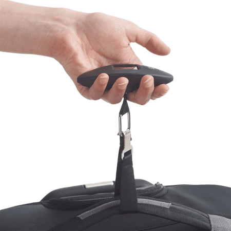 ITD Gear Portable Electronic Digital Luggage Scale, 90lb Max Weight, Black