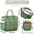 thumbnail image 5 of DarkGreen Cartoon Dinosaurs Plants Pattern Womens Lunch Box for Work,Insulated Large Lunch Bag for Tween and Teen,Loncheras Para Mujer,Leakproof Adult Lunch Bag for Work,Beach,Travel,Picnic,Camping, 5 of 7