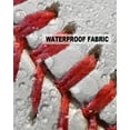 thumbnail image 6 of Outdoor Throw Pillow Cover Sports Baseball Texture Closeup Background Waterproof Cushion Covers 2 Pack Red and White Lines Laces Pillow Cases Home Decoration for Patio Garden Couch Sofa, 6 of 7