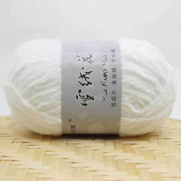 zanvin Home Textiles Gold Velvet Chenille Medium Thick Wool Thread Diy Crochet Sweater Scarf Line