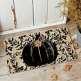 thumbnail image 4 of Homemoh Fall Pumpkin Door Mat, Fall Doormats Outdoor Indoor, Autumn Pumpkin Doormat for Front Door Fall Decoration, Non Slip, Resist Dirt, Easy to Clean, 16" x 24", 4 of 6
