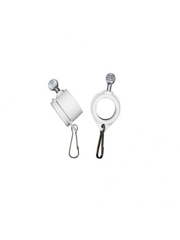 1 Pair Flag Pole Rotating Mounting Rings AntiWrap Grommet Clip