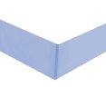 thumbnail image 1 of Sheets & Beyond Super Soft Solid Brushed Microfiber 14" Pleated Bed Skirt/Dust Ruffle (King Size, Light Blue), 1 of 3