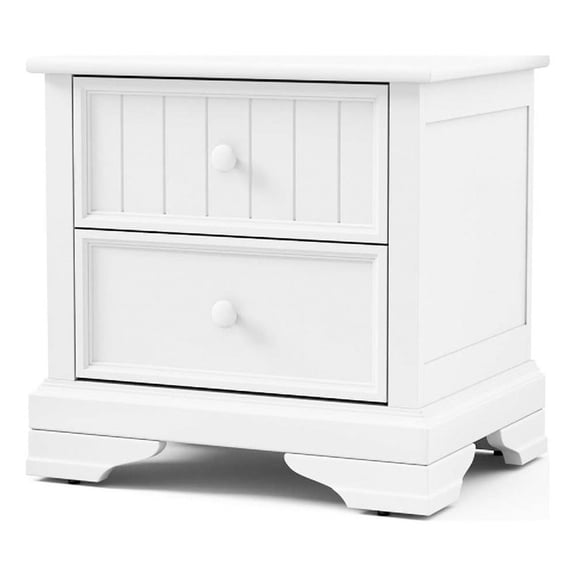 Toli Nightstand 2 Drawers w Round Knobs-- 24 Inch