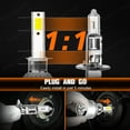 thumbnail image 4 of Fits 2011-2013 Kia Sorento LED Headlight Bubls H1+H11 High Low Beam Replacement Kit, 4 of 13
