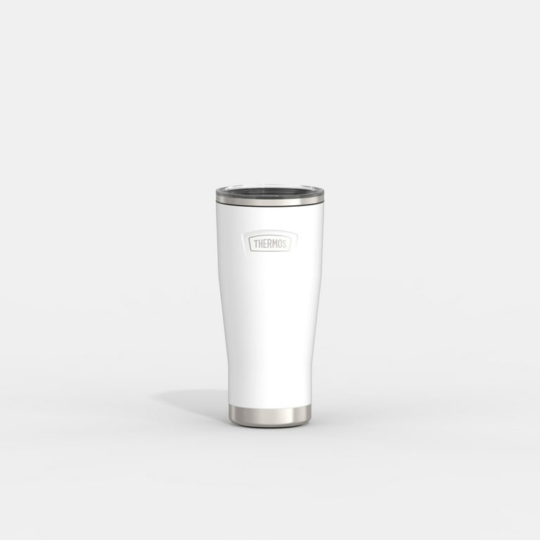 Thermos Stainless Steel Tumbler, w/ Slide Lock Lid, White, 24 oz