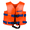 Sunset Orange, variant on TRC Recreation Super Soft Medium USCG Approved Child Vinyl Vest, Fierce Green