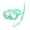 Green, variant on Professional Adult Snorkeling Gear Set Leakproof Diving Mask and Dry Top Snorkel for Underwater Swimming Exploration
