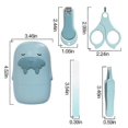 thumbnail image 2 of Baby nail clipper kit, baby manicure pedicure kit, newborn nail. Baby care., 2 of 5