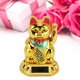 thumbnail image 5 of Figura de gato de la suerte dorada con energía solar que se ilumina por inducción y que se puede utilizar como decoración para el hogar y el automóvil con brazo que se mueve, 5 of 8