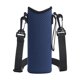 thumbnail image 1 of Bolsa portabotellas con funda protectora, accesorios para vasos, soporte para botellas agua para viajes, senderismo, camping, ciclismo y gimnasio. Azul marino, 1 of 8