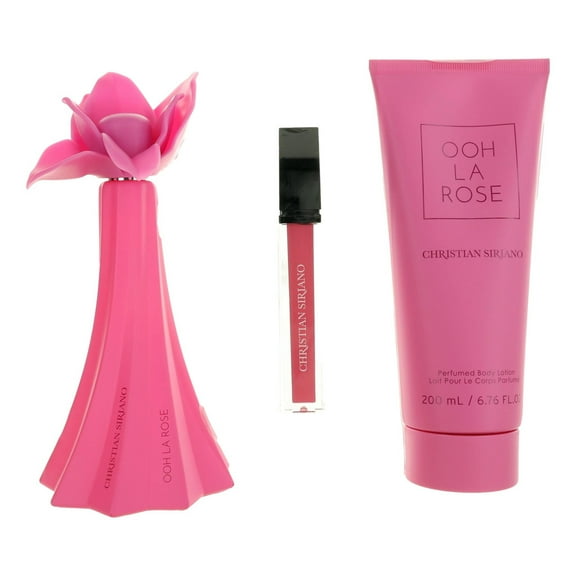 Ooh La Rose by Christian Siriano, 3 Piece Gift Set for Women