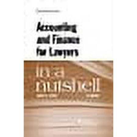 UPC: 9781647083007 | Accounting and Finance for Lawyers in a Nutshell (Nutshells)