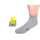 thumbnail image 1 of Medias tobilleras para hombre PRASM 3-pack de algodón premium gris, 1 of 1