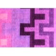 thumbnail image 1 of Ahgly Company Indoor Rectangle Abstract Pink Modern Area Rugs, 2' x 4', 1 of 4