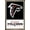 Bronze Framed Version, variant on NFL Atlanta Falcons - Logo 21 Wall Poster, 22.375" x 34", Framed
