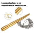 thumbnail image 4 of Ring Mandrel Sizer, Herramienta de Medida de tama?o Que Incluye a los joyeros de Goma Martillo y Anillo Mandrel con Sizer para la reparación de la joyería Amonsee  No, 4 of 6