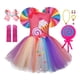 thumbnail image 2 of Purim - Vestido de tutú de princesa de tul para niñas, vestido de fiesta de cumpleaños, color caramelo del arco iris, para niños de 0 a 12 años zhangyuxiang unisex, 2 of 2