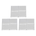 thumbnail image 2 of Tope de puerta transparente, 12 piezas, protector de pared transparente para puerta de gabinete cuadrado, topes cuadrados para puerta de gabinete, parte superior de la línea, 2 of 8