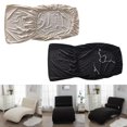 thumbnail image 1 of Paquete de 2 fundas elásticas para chaise longue sin brazos, funda interior lavable a máquina, protección de muebles para dormitorio de estar Estilo A perfecl Funda chaise longue, 1 of 8