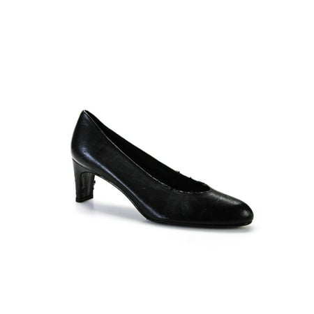 

Pre-owned|Stuart Weitzman Womens Leather Pointed Toe Pumps Black Size 8 M