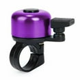 thumbnail image 2 of Cute Mini Bicycle Handlebar Bell Touch Ring Aluminium Alloy Bike Cycling Purple Mingyiq Inc, 2 of 9