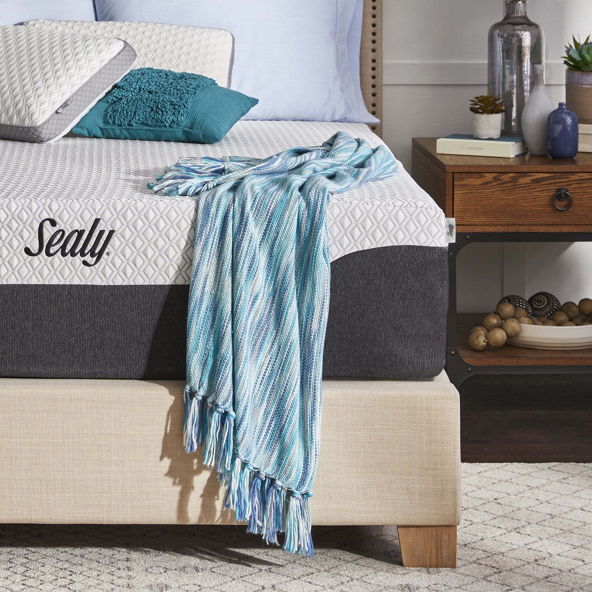 Sealy 14" Cool & Clean Hybrid Mattress, Twin-XL