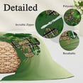 thumbnail image 3 of St. Patrick's Day Pillow Covers King, Ombre Green Shamrock Gold Lucky Love Spring Soft Brushed Microfiber Breathable Throw Pillow Covers, Pillowcase with Zipper for Couch Sofa Bedroom 20"x36", 3 of 9