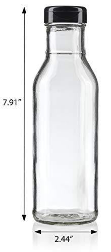 12 oz Glass Sauce Bottles