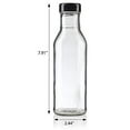 thumbnail image 2 of Clear Glass Professional BBQ Sauce Bottle with Flip Top Cap - 12 oz / 360 ml, 2 of 5