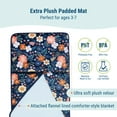 thumbnail image 3 of Wildkin Plush Nap Mat for Toddler Boys and Girls (Wildflower Bloom), 3 of 8