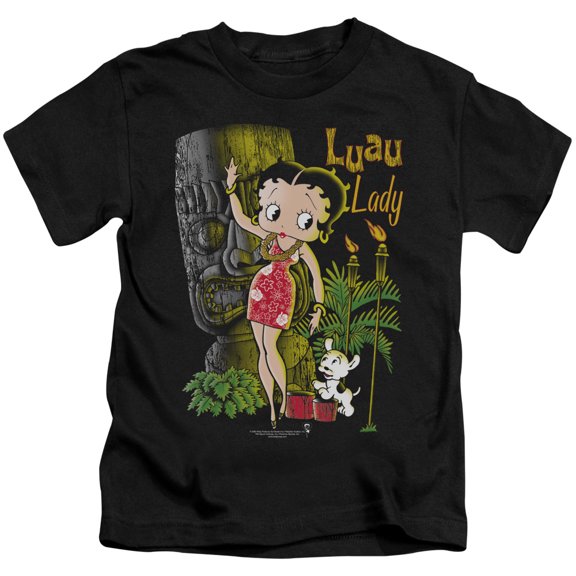 Betty Boop - Luau Lady - Juvenile Short Sleeve Shirt - 7