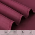 thumbnail image 5 of PiccoCasa Tablecloth Dining Table Cover Protector Indoor Burgundy 55 x 63 Inch, 5 of 8