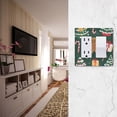 thumbnail image 5 of Yayeee Rocker Switch Wall Plate 1-Gang 4.6"x2.9" Home Decorative Outlet Cover, Green Christmas Gingerbread, 5 of 6