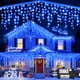 thumbnail image 1 of Luces Nielfoi para exteriores, 20 m, 640 LED, 8 modos, color azul, 1 of 9