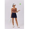 thumbnail image 4 of Pinspark Golf Skirts for Women with 4 Pockets Built-in Breathable Shorts Tummy Control Yoga Skirts Side Slit for Running Hiking Pickleball, 4 of 8