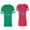 Men Green / Women Red, variant on I Don' T Need Google My Wife knows Everything I 'm Google Matching Couple Cotton Jerseys (Men Green / Women Black) (Men S / Women S)
