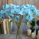 thumbnail image 4 of Billuyoard 1x tallo de flor de seda Artificial Phalaenopsis mariposa orquídea decoración del banquete de boda Decoración, 4 of 5